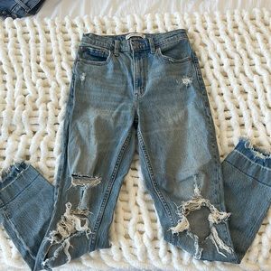 Abercrombie and Fitch High Rise Mom Jean